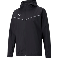 PUMA teamRISE Allwetterjacke Schwarz Weiss F03