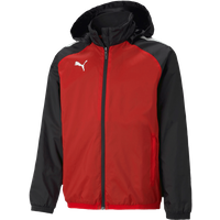 PUMA teamLIGA Allwetterjacke Kids Rot F01