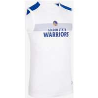 Damen/Herren Basketball Funktionsshirt ärmellos - NBA Golden Warriors 500 weiss