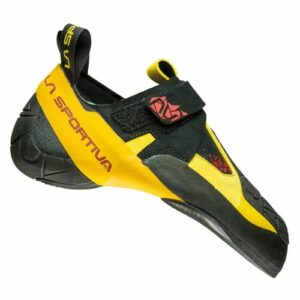 La Sportiva Sensibler flexibler Kletterschuh. Farbe: Gelb / Schwarz / Größe: 36.5