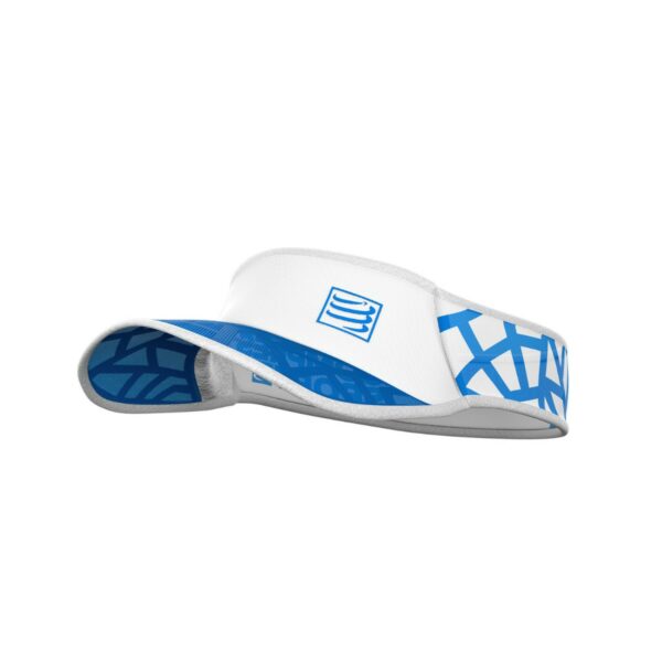 Compressport Spiderweb Ultralight Visier Weiß Blau