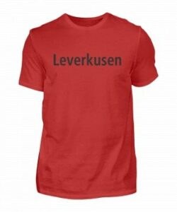 T-Shirt 'Leverkusen' Rot