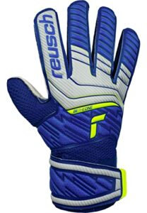 Reusch Unisex Torwarthandschuhe Attrakt Solid Junior vapor gray/deep blue 6 – Bild 2