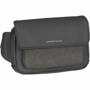 Kapten & Son Visby  in Schwarz (1.2 Liter), Bauchtasche / Gürteltasche