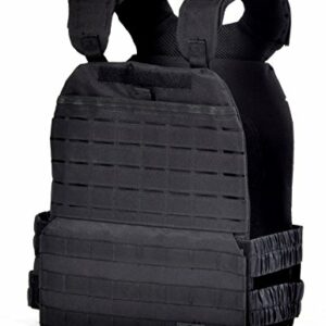 Sveltus Gewichtsweste 15 Kg Pro Beschwerte Jacke, Schwarz, Einheitsgröße