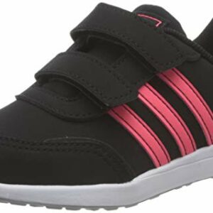 adidas Unisex Baby VS Switch 3 Sneaker, Core Black/Signal Pink/Glory Grey, 25 EU