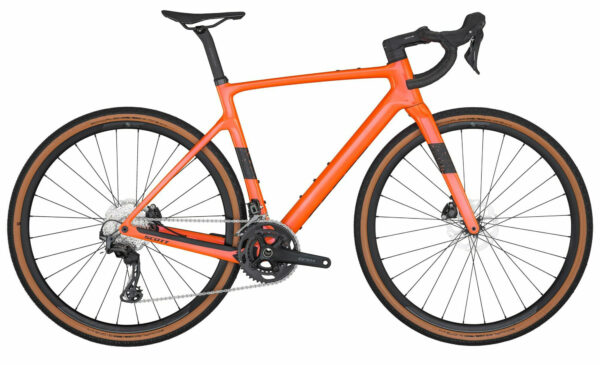 Scott Addict Gravel 40 Acid Orange 2024 28"; Diamant