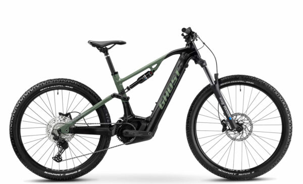 Ghost E-ASX 130 Essential - 29/27.5+ Zoll 625Wh 11K Fully - black/light kaki - matt