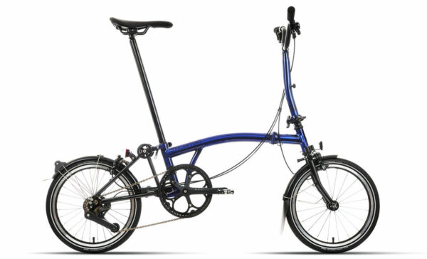 Brompton P-Line Urban - 4 speeds - 16 Zoll 4K Faltrad - Bolt Blue Lacquer