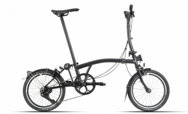Brompton P-Line Urban - 4 speeds - 16 Zoll 4K Faltrad - Midnight Black Metallic