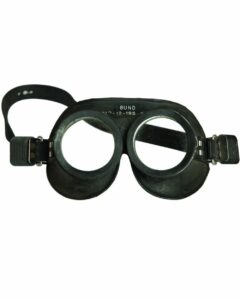 Bundeswehr Gasschutzbrille schwarz gebraucht Restposten