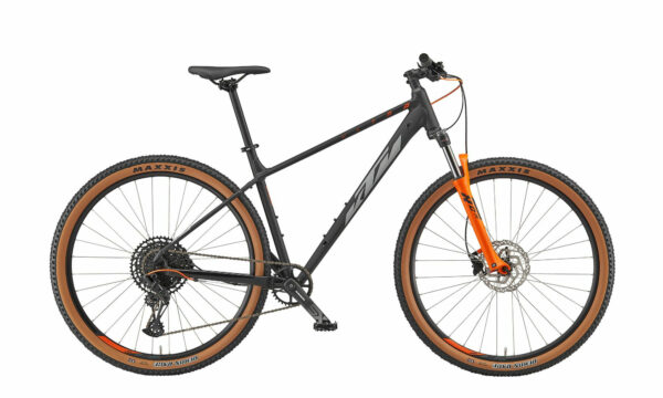 KTM ULTRA FUN 29 black matt (grey+orange) 2023 29"; Diamant