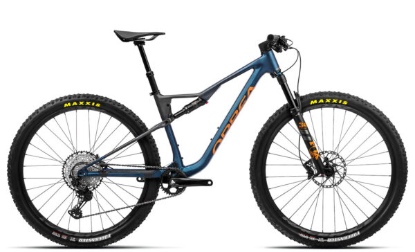 Orbea OIZ H10 - 29 Zoll 12K Fully - Moondust Blue Leo Orange