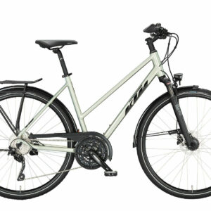 KTM LIFE CONQUEST dew silver (black+orange) 2023 28"; Trapez