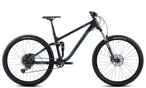 Ghost Kato FS Essential - 27.5 // 29 Zoll 12K Fully - black/met. green bay - matt