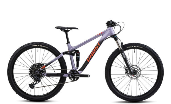 Ghost Riot Youth Pro - 27.5 Zoll 12K Fully - purple grey/black/monarch orange - matt