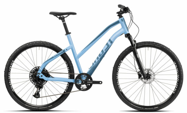 Ghost Square Cross Essential Mid - 28 Zoll 12K Diamant - blue grey/dirty blue - matt