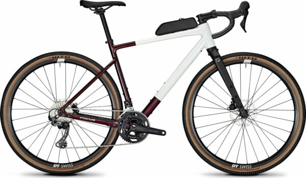 Focus ATLAS 6.8 White glossy / Mahagonyred glossy 2024 28"; Diamant