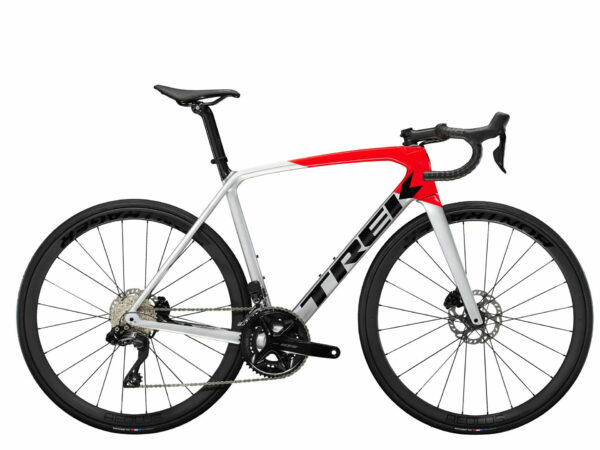 Trek Émonda SL 6 Pro Di2 Quicksilver/Radioactive Red 2023 28"; Diamant