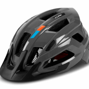 Cube Helm Steep - glossy grey'n'orange