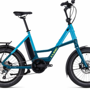 Cube Compact Sport Hybrid 500 - 20 Zoll 500Wh 10K Wave - blue´n´lime