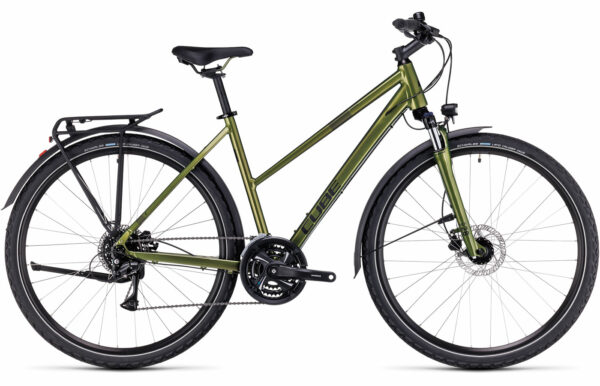 Cube Nature Allroad - 28 Zoll 24K Trapez - shinymoss´n´black