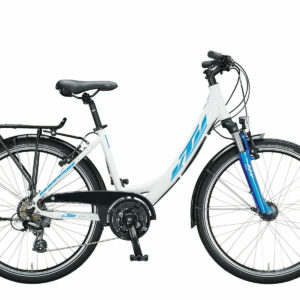 KTM COUNTRY STAR 26 metallic white (blue) 2023 26"; Wave