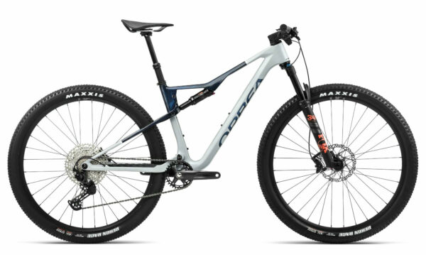 Orbea Oiz M30 Halo Silver-Blue Carbon View (Gloss) 2024 29"; Diamant