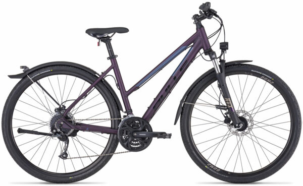 BULLS Street Flyer - 28 Zoll 27K Trapez - deep berry matt