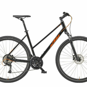 KTM X-LIFE TRACK black (orange+silver) 2023 28"; Trapez