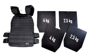 Sveltus Gewichtsweste 15 Kg Pro Beschwerte Jacke, Schwarz, Einheitsgröße – Bild 2