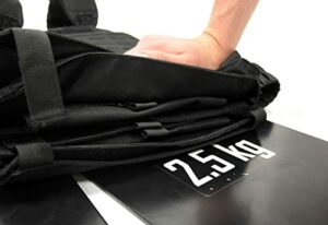 Sveltus Gewichtsweste 15 Kg Pro Beschwerte Jacke, Schwarz, Einheitsgröße – Bild 5