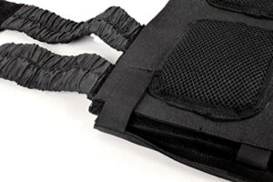 Sveltus Gewichtsweste 15 Kg Pro Beschwerte Jacke, Schwarz, Einheitsgröße – Bild 6