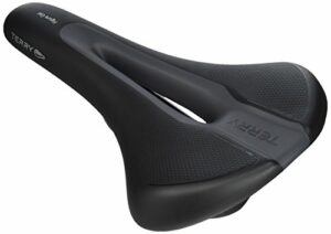Ergon Herren Figura Gel Max Fahrradsattel, Black, L – Bild 2