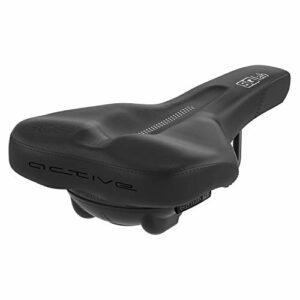 SQlab Unisex – Erwachsene 602 Ergolux Active 2.0 Fahrradsattel, Schwarz, 17 cm – Bild 6