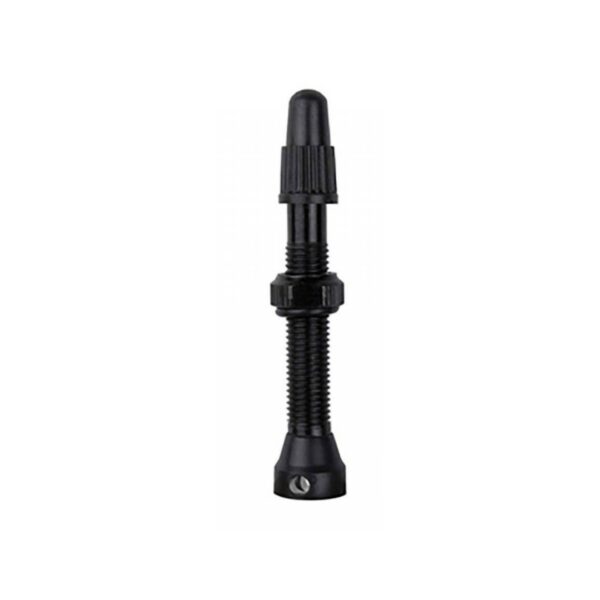 Aluminium Mousse Tubeless Ventile 44 mm Black