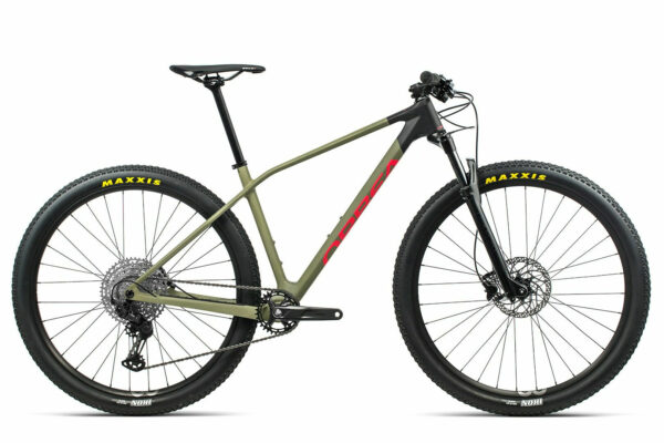 Orbea ALMA M50 Savage Green, Bright Red (Matte) 2022 29"; Diamant