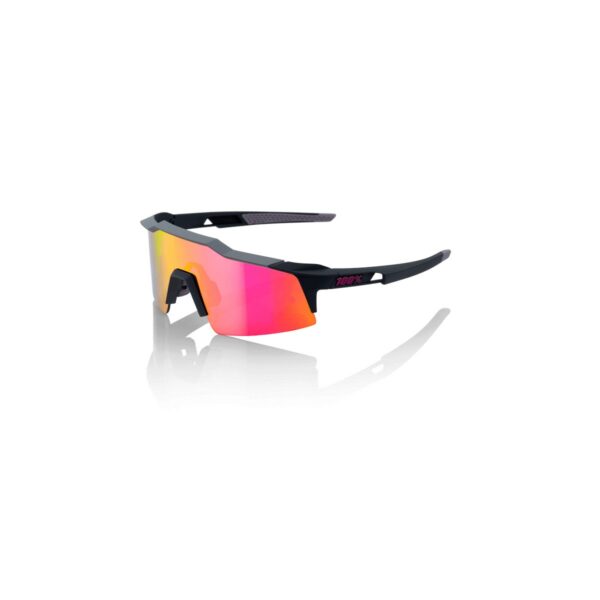 Brille 100% Speedcraft Graphite SL Lila Spiegellinse (Lila Spiegel)