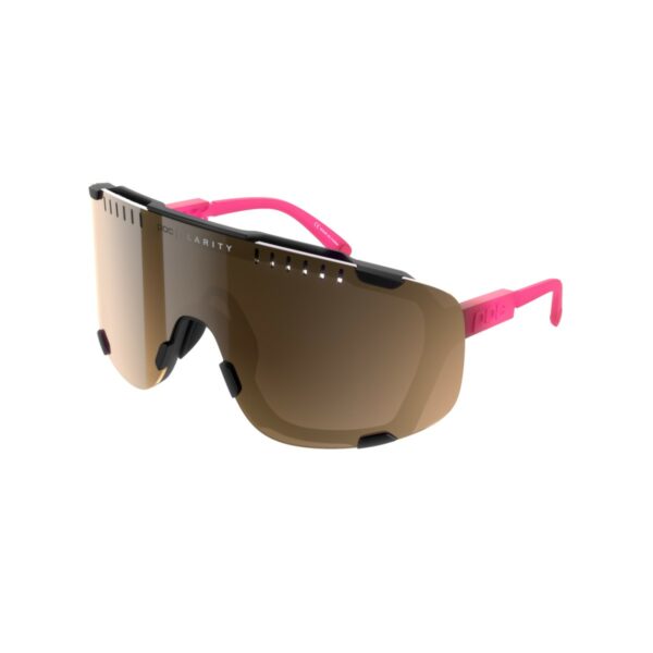 Brille POC Devour Fluo-Rosa Gläser Braune