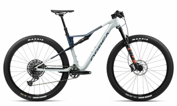 Orbea Oiz M21 Halo Silver-Blue Carbon View (Gloss) 2024 29"; Diamant