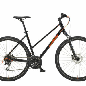 KTM X-LIFE TRACK black (orange+silver) 2022 28"; Trapez