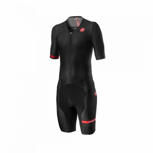 Castelli Free Sanremo 2 Kurzarm-Fahrradanzug Schwarz, Größe S