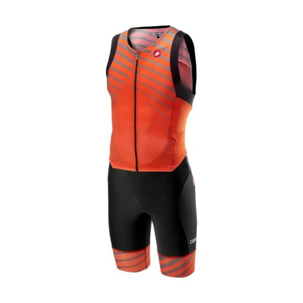 Castelli Free Tri Orange Trisuit, Größe M