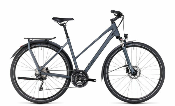 Cube Kathmandu EXC darkgrey´n´grey 2023 28"; Trapez