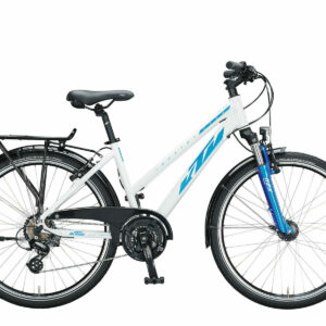 KTM COUNTRY STAR 26 metallic white (blue) 2023 26"; Trapez