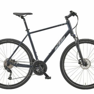 KTM X-LIFE ROAD ultimate dark blue matt (silver+blue) 2023 28"; Diamant