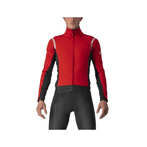 Jacke Castelli Alpha Ros 2 Rot Schwarz, Größe S