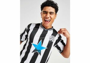 Score Draw Newcastle United FC '84 Retro Home Shirt Herren - Herren, Black