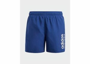 adidas Sportswear Essentials Logo CLX Kids Badeshorts, Dark Blue / White