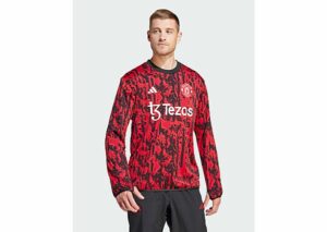 adidas Manchester United Pre-Match Warm Oberteil - Herren, Mufc Red / Black